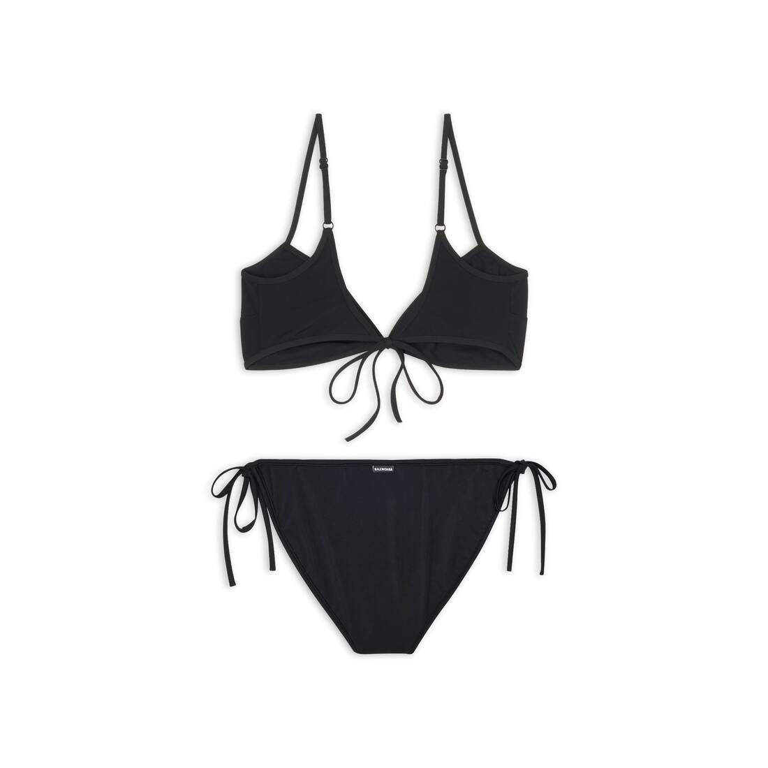 BALENCIAGA Women S Minimal Bikini Set In Black REVERSIBLE