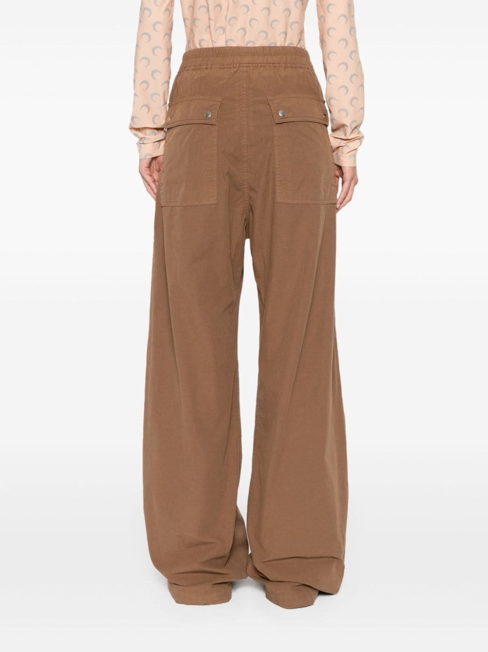 Rick Owens Drkshdw Geth Bela Wide Leg Trousers Reversible