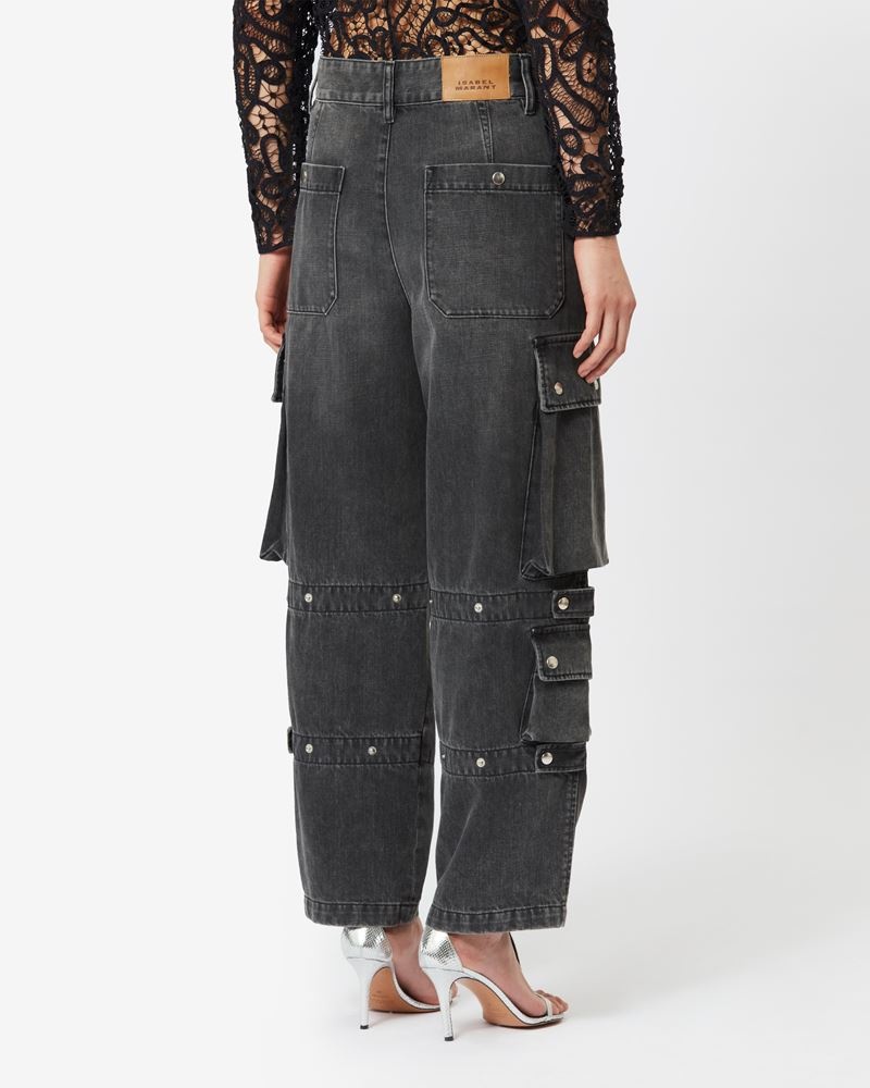 Isabel Marant Elore Denim Trousers Reversible