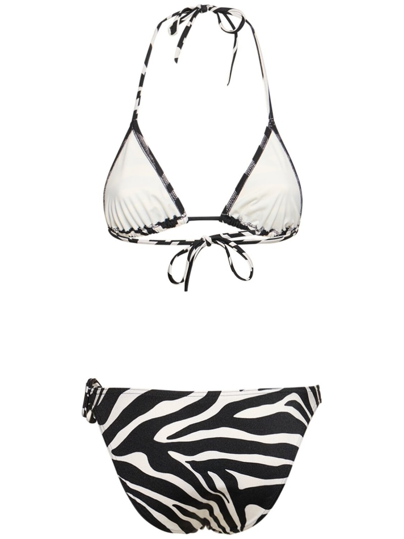 Tom Ford Printed Triangle Bikini Set Reversible