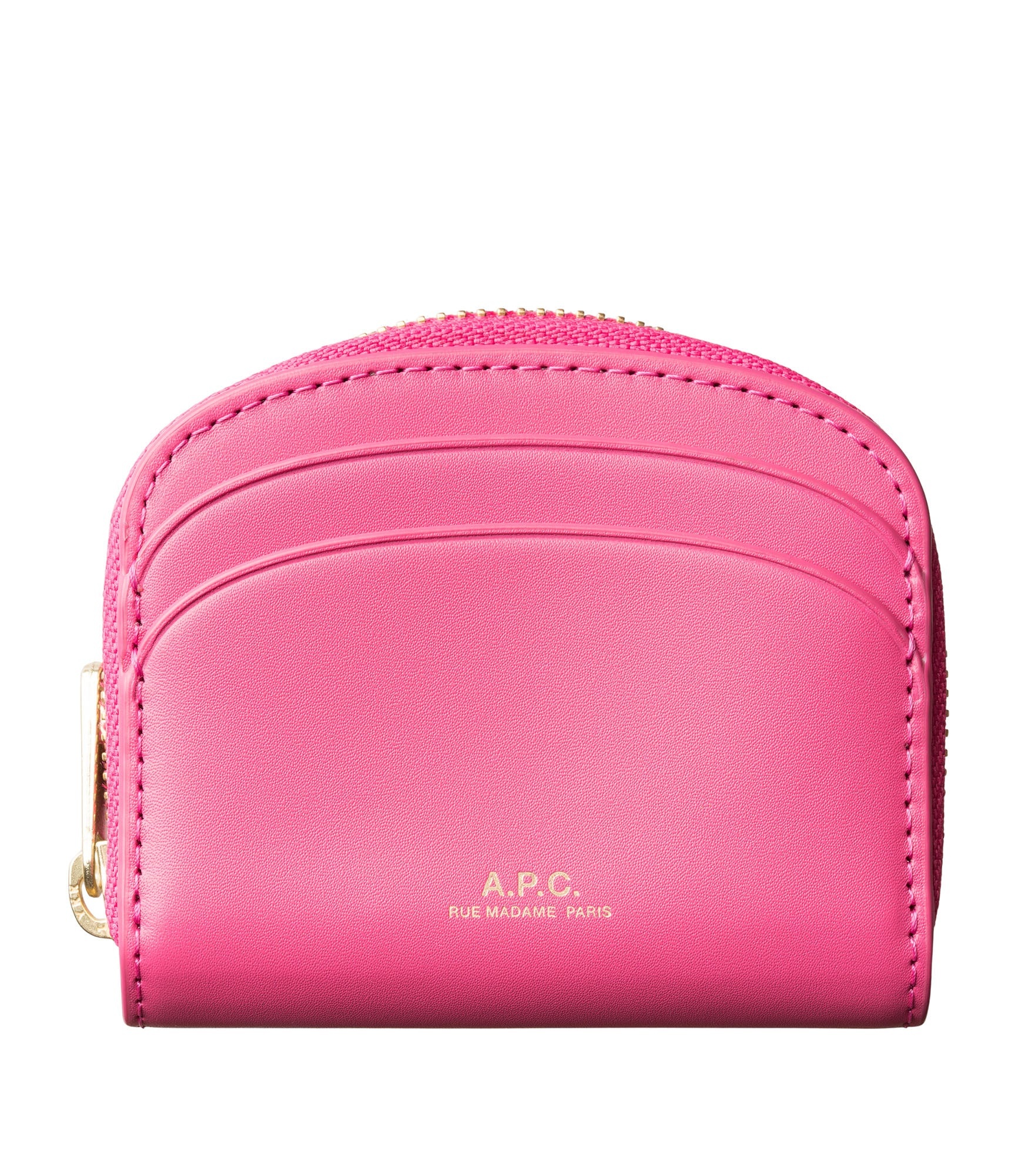 A P C Demi Lune Mini Compact Wallet Reversible