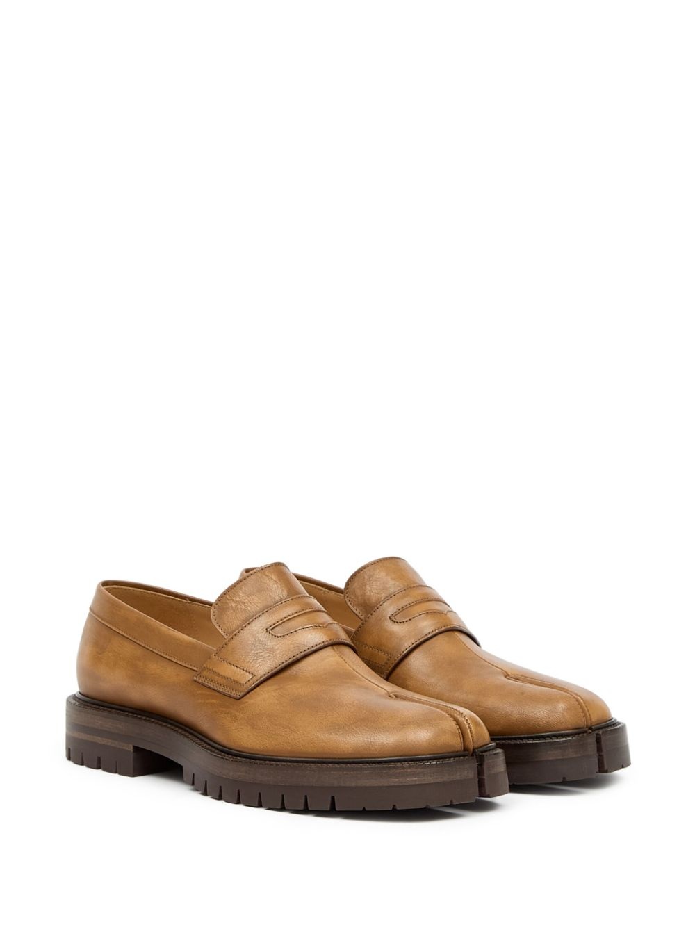 Maison Margiela Tabi Leather Loafers REVERSIBLE