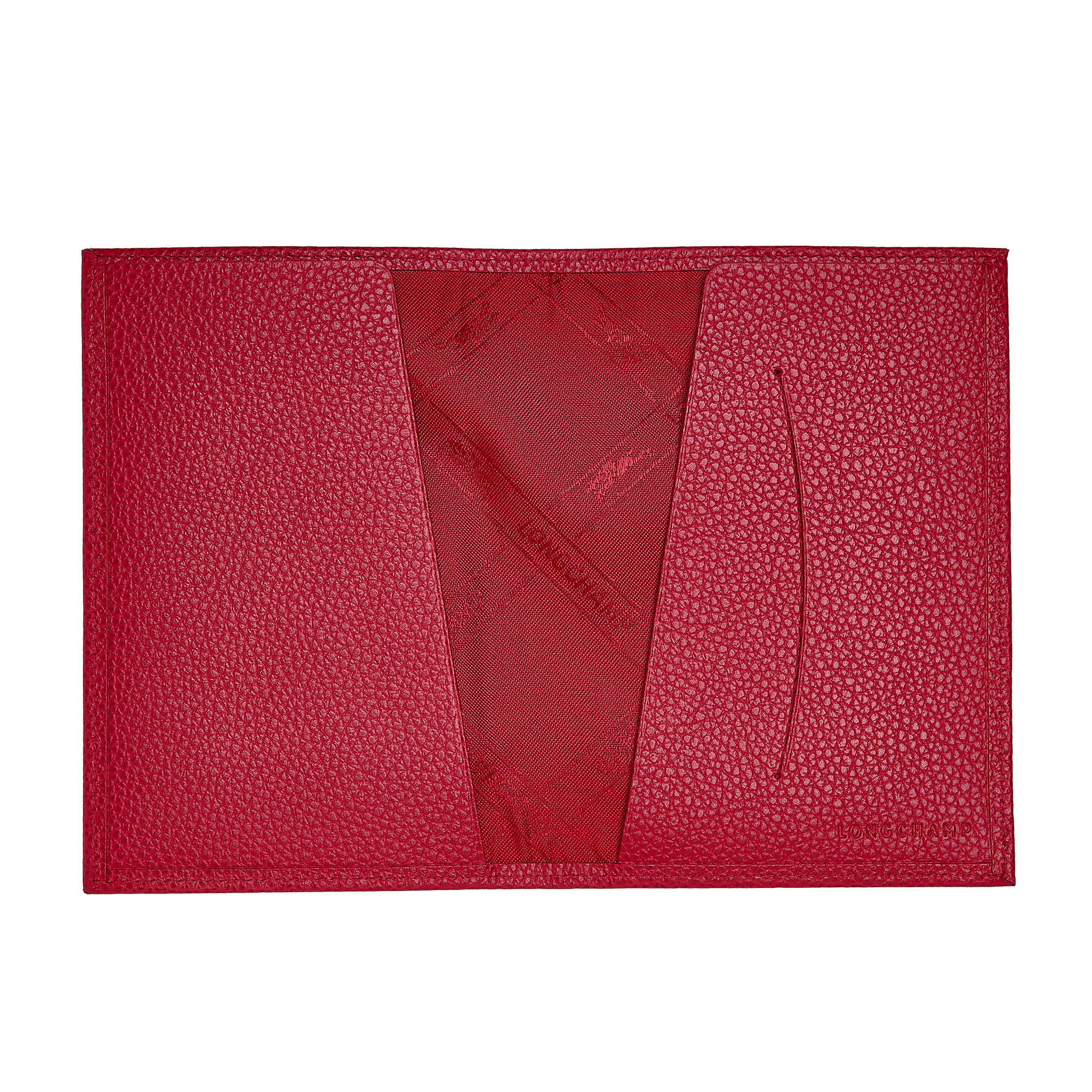 Longchamp Le Foulonné Passport cover Love Leather REVERSIBLE