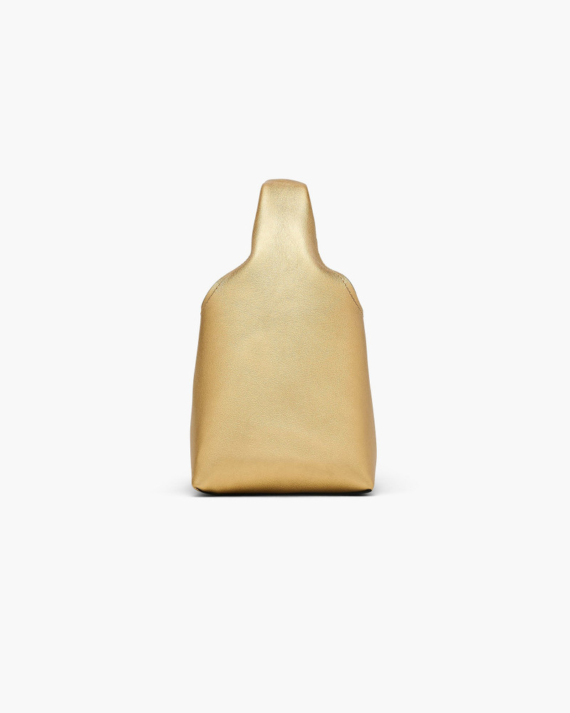 THE METALLIC LEATHER MINI SACK BAG 6