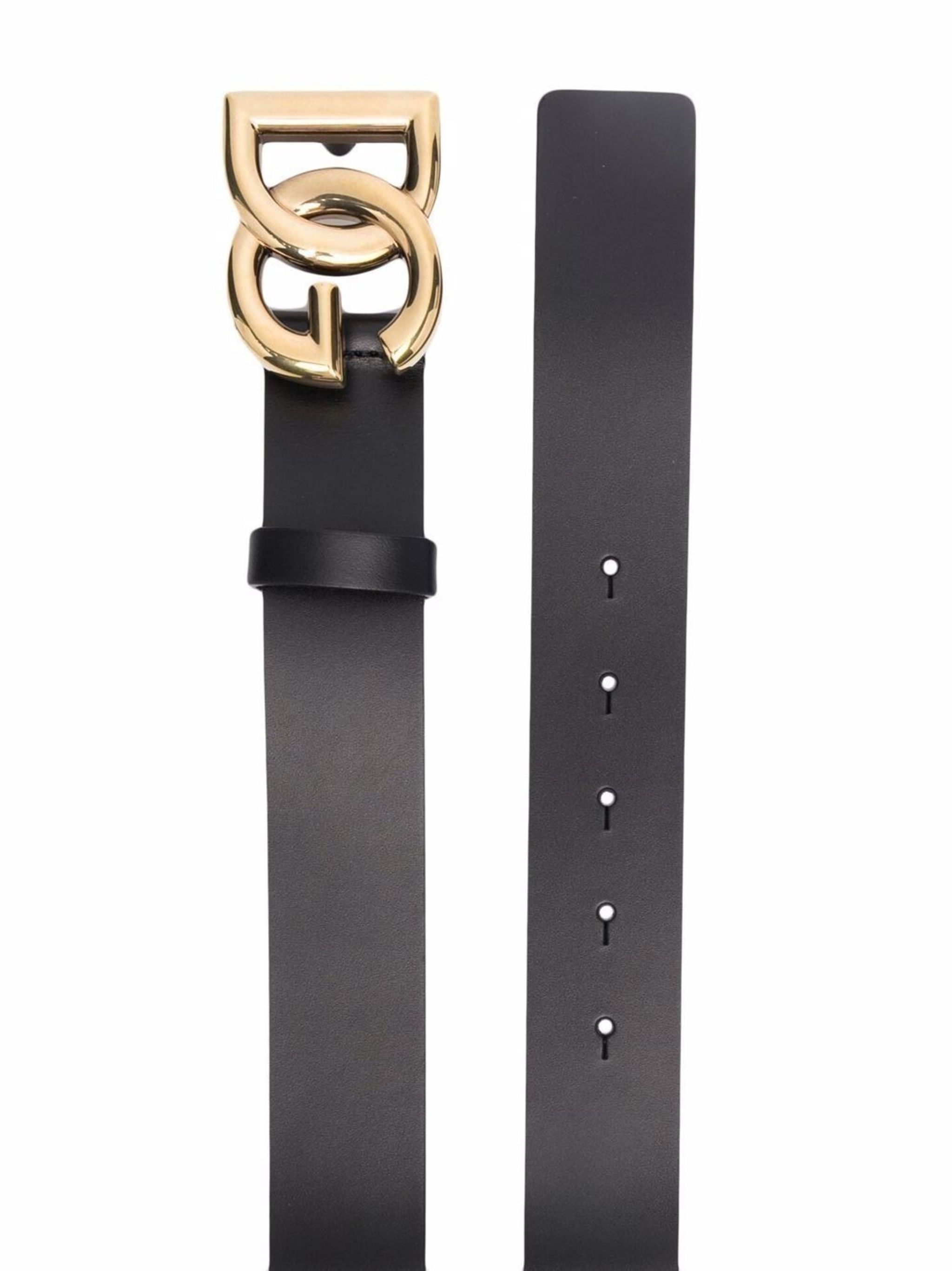 DG-logo leather belt - 2