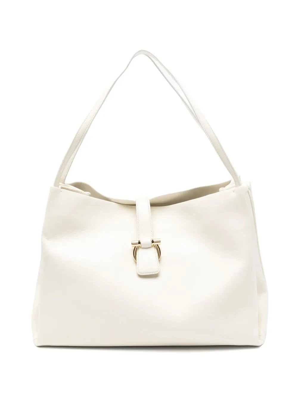 BUCKLE-DETAIL MEDIUM SHOULDER BAG - 1