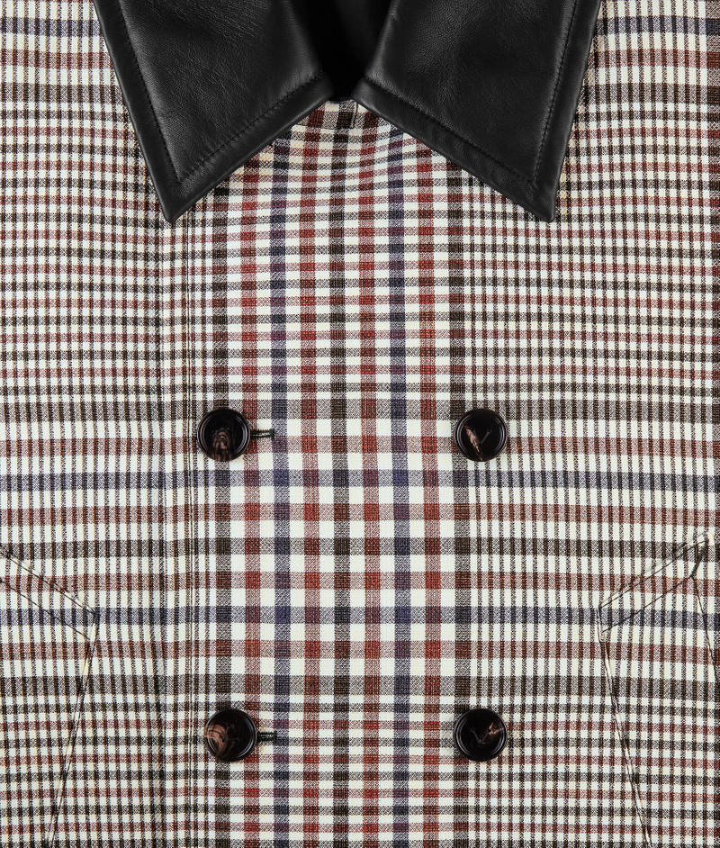 Cotton Check Blouson 7