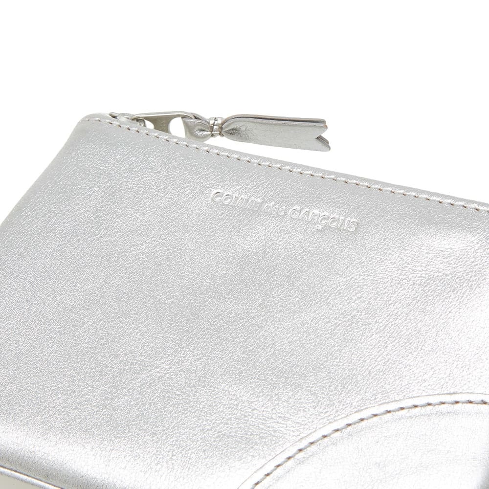 Comme des Garcons SA8100G Silver Wallet - 3