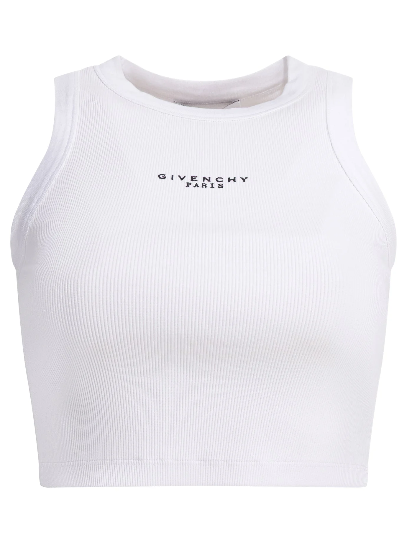 Givenchy Cropped Tank Top With Logo - 1