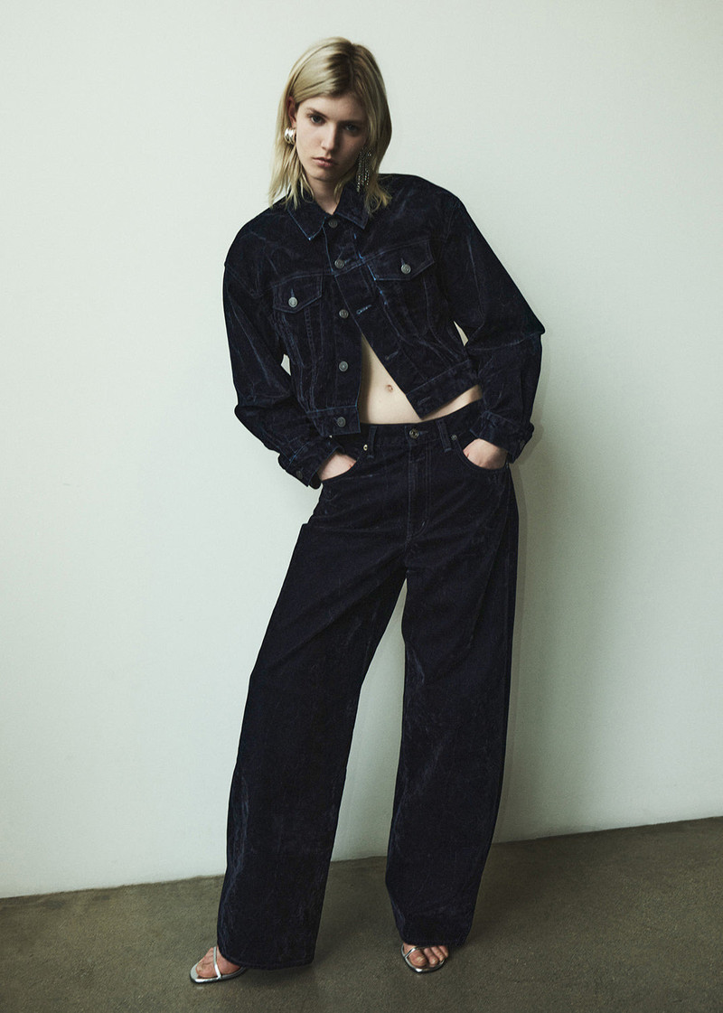 LOW CURVE JEAN (VELVET) IN BLUE CRUSH 3