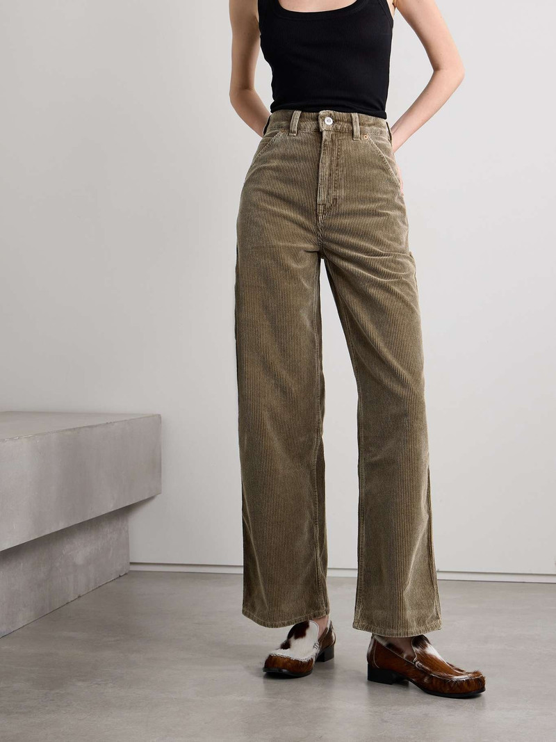 Trade cotton-corduroy straight-leg pants 3