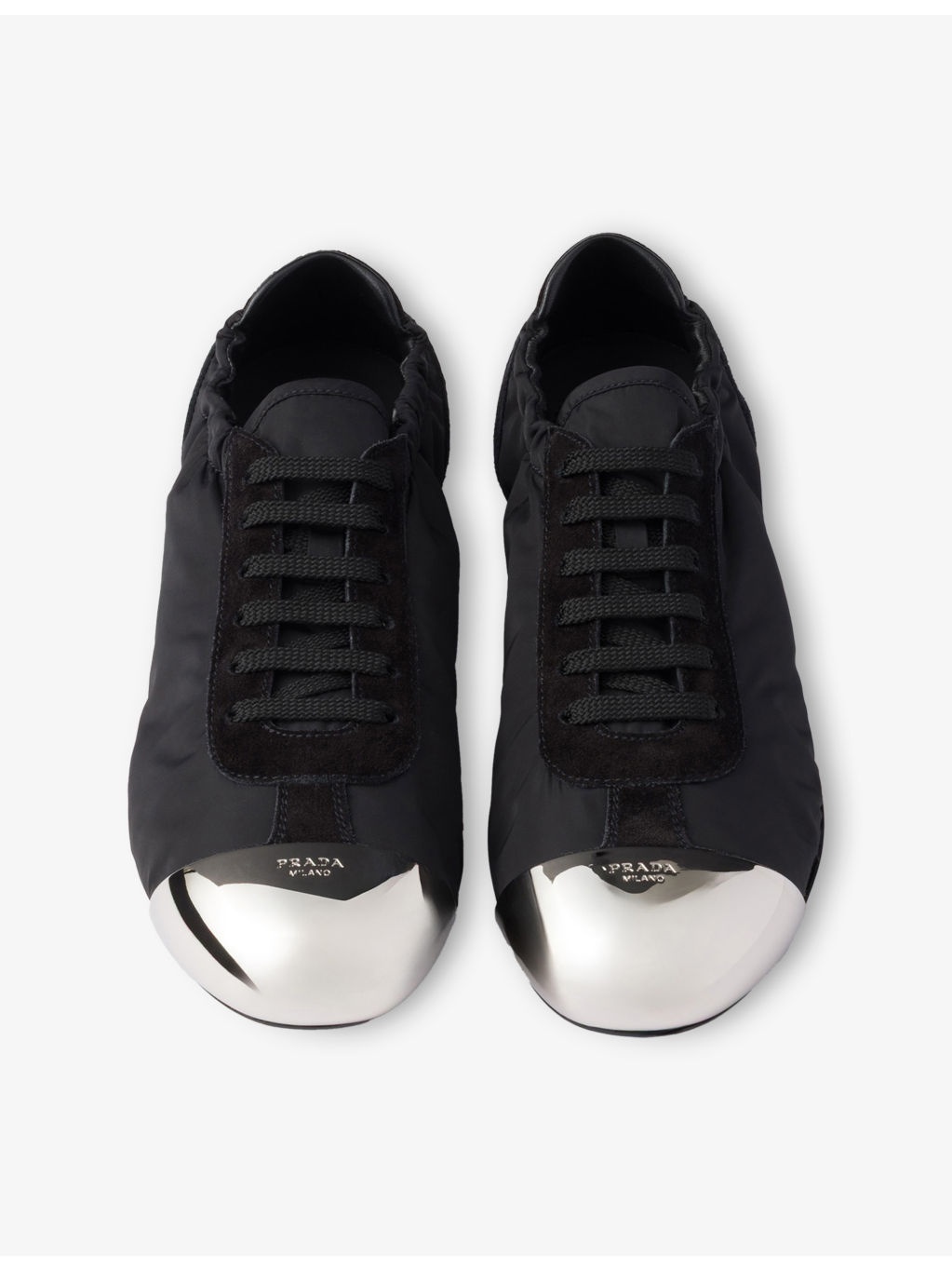 Collapse Re-Nylon Shell and Suede Low-Top Trainers - 2