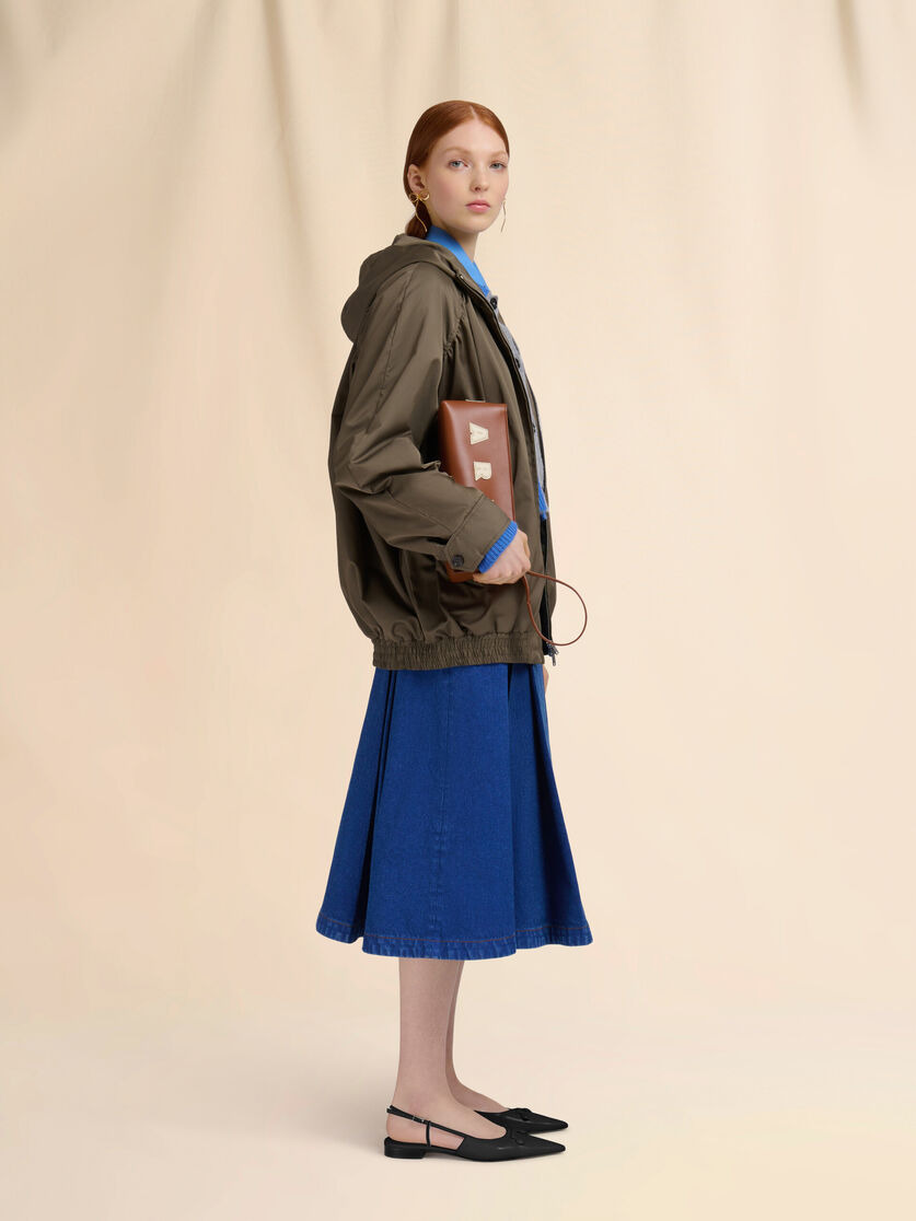 GRAY CASHMERE COLOUR-BLOCK CARDIGAN - 5
