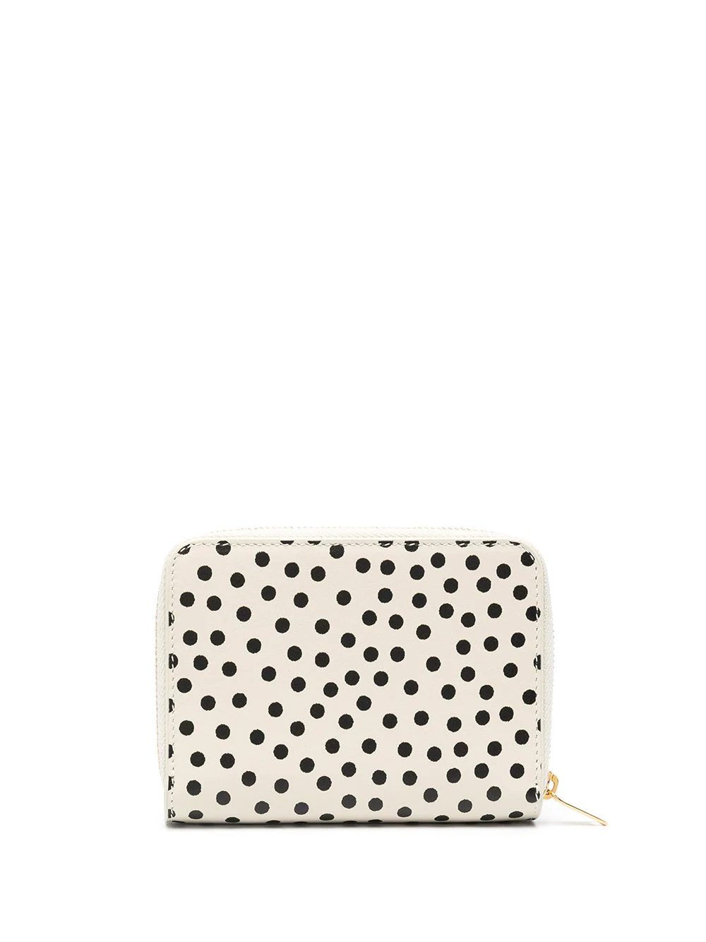 polka dot zip-around wallet - 2