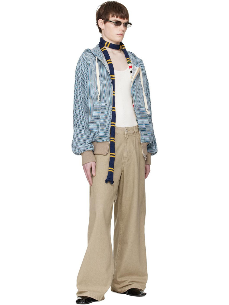 EDWARD CUMING Blue Flex Hoodie outlook