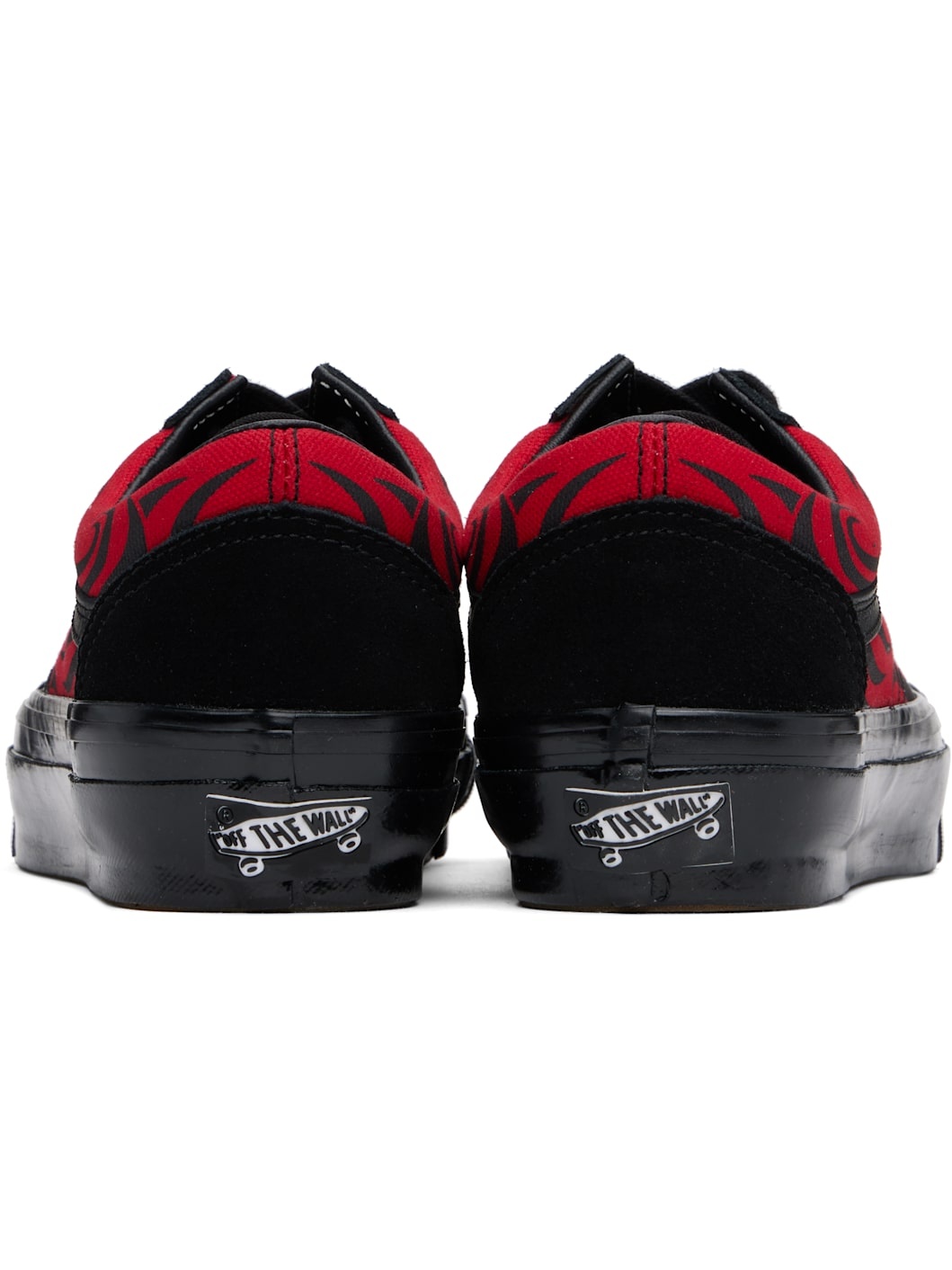 Black & Red Premium Old Skool Sneakers - 2