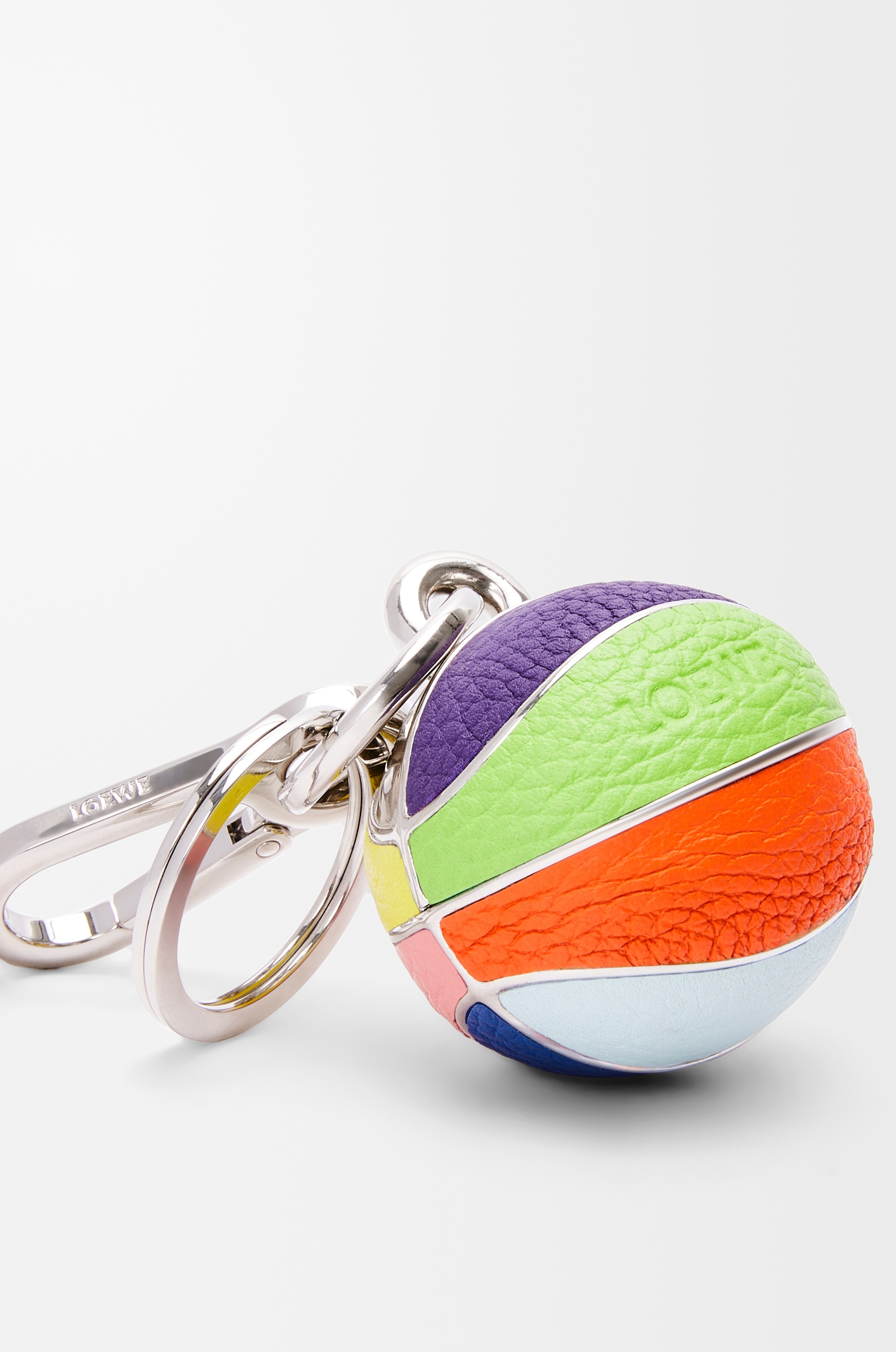 Basketball charm in calfskin and metal - 3