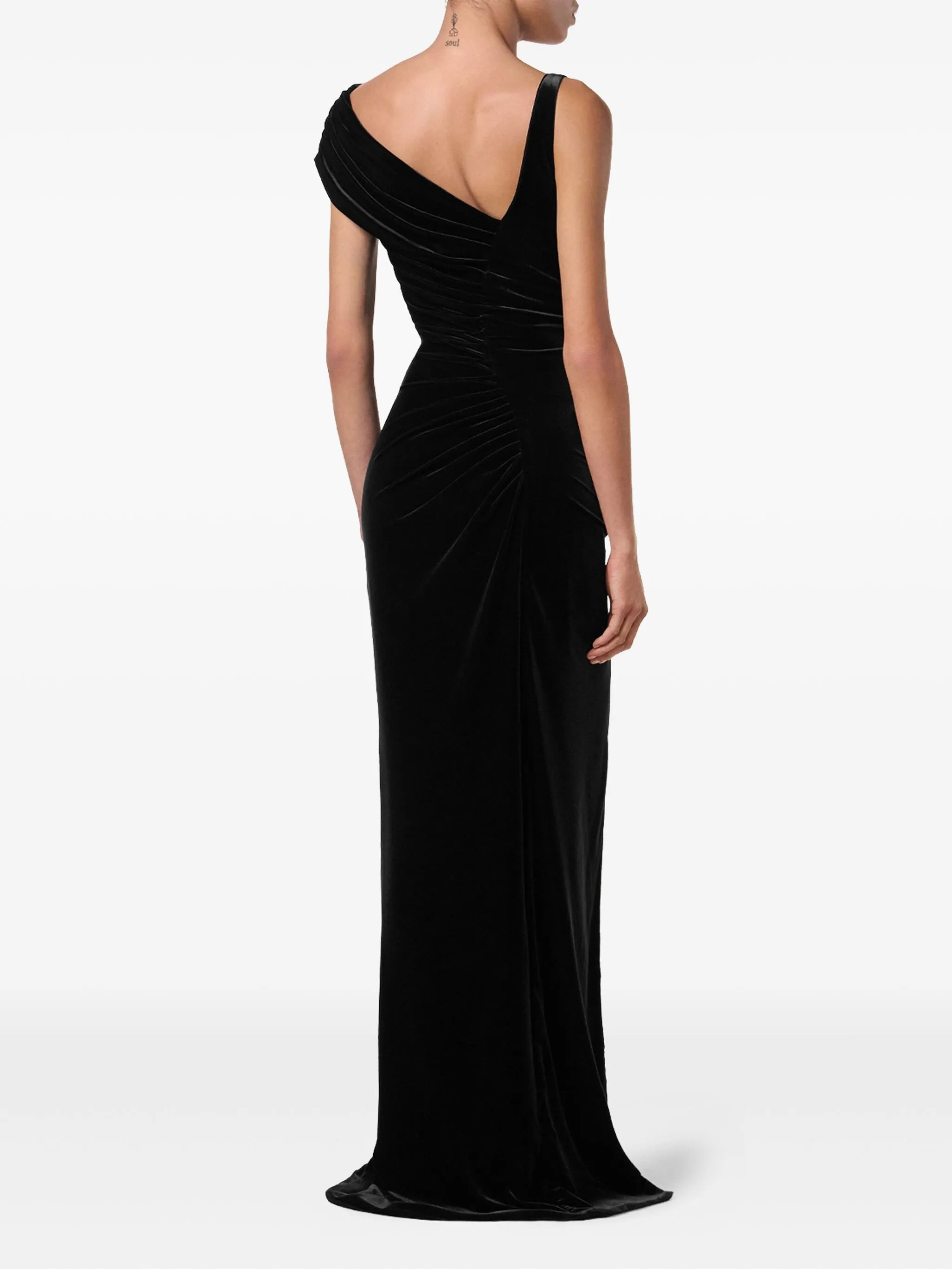 Versace La Medusa Velvet Gown - 3