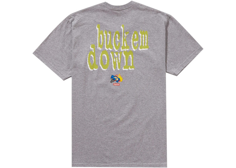 Supreme Supreme Enta Da Stage Tee Heather Grey outlook