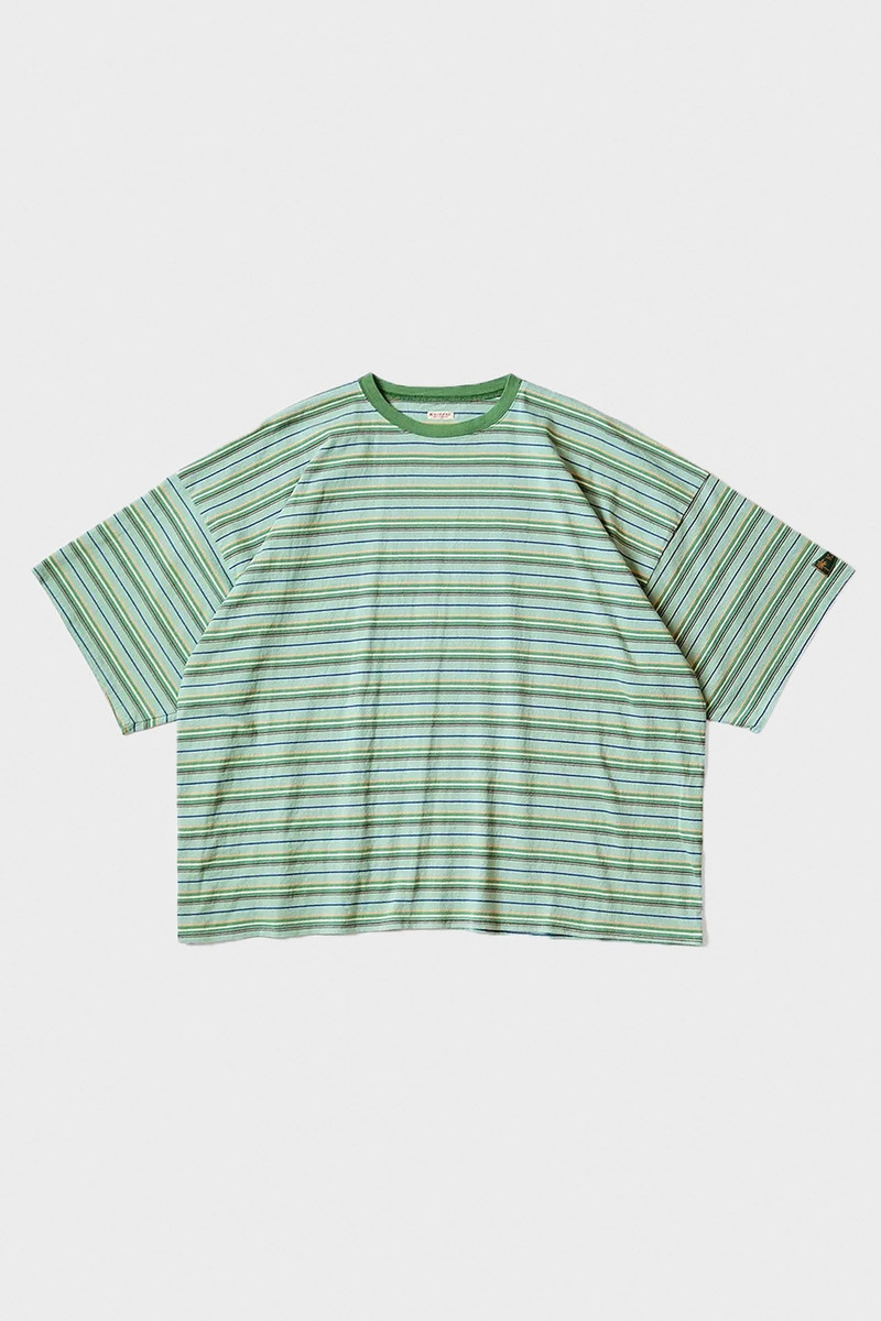 Multi Stripe Jersey HUGE-T - Mint/Green 1