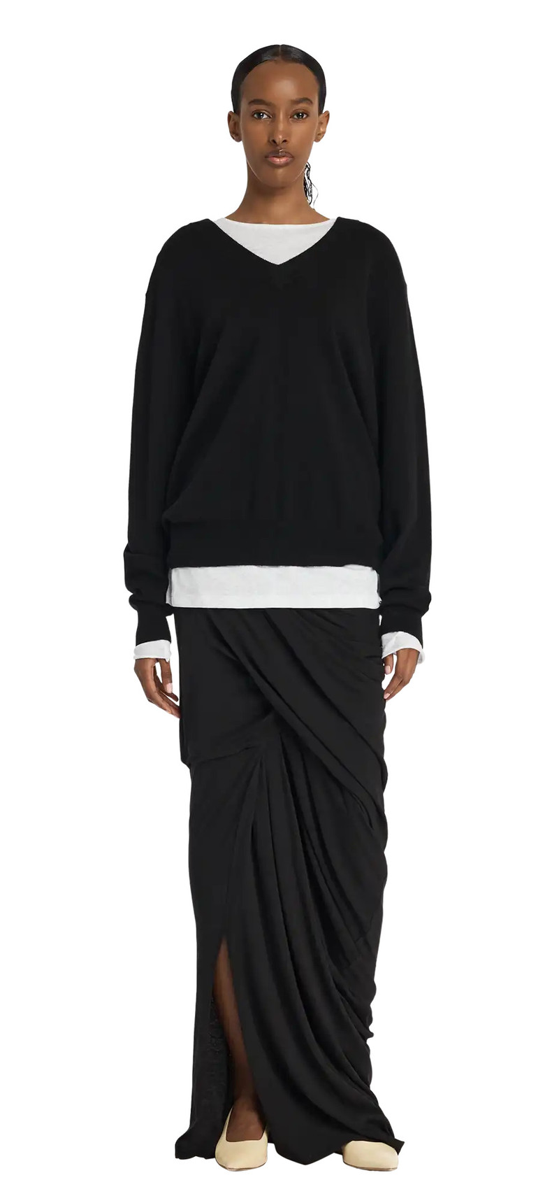 entire studios DIA SKIRT SOOT outlook