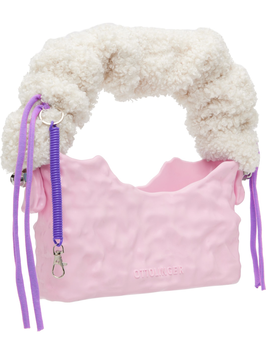 Purple Signature Baguette Bag - 2