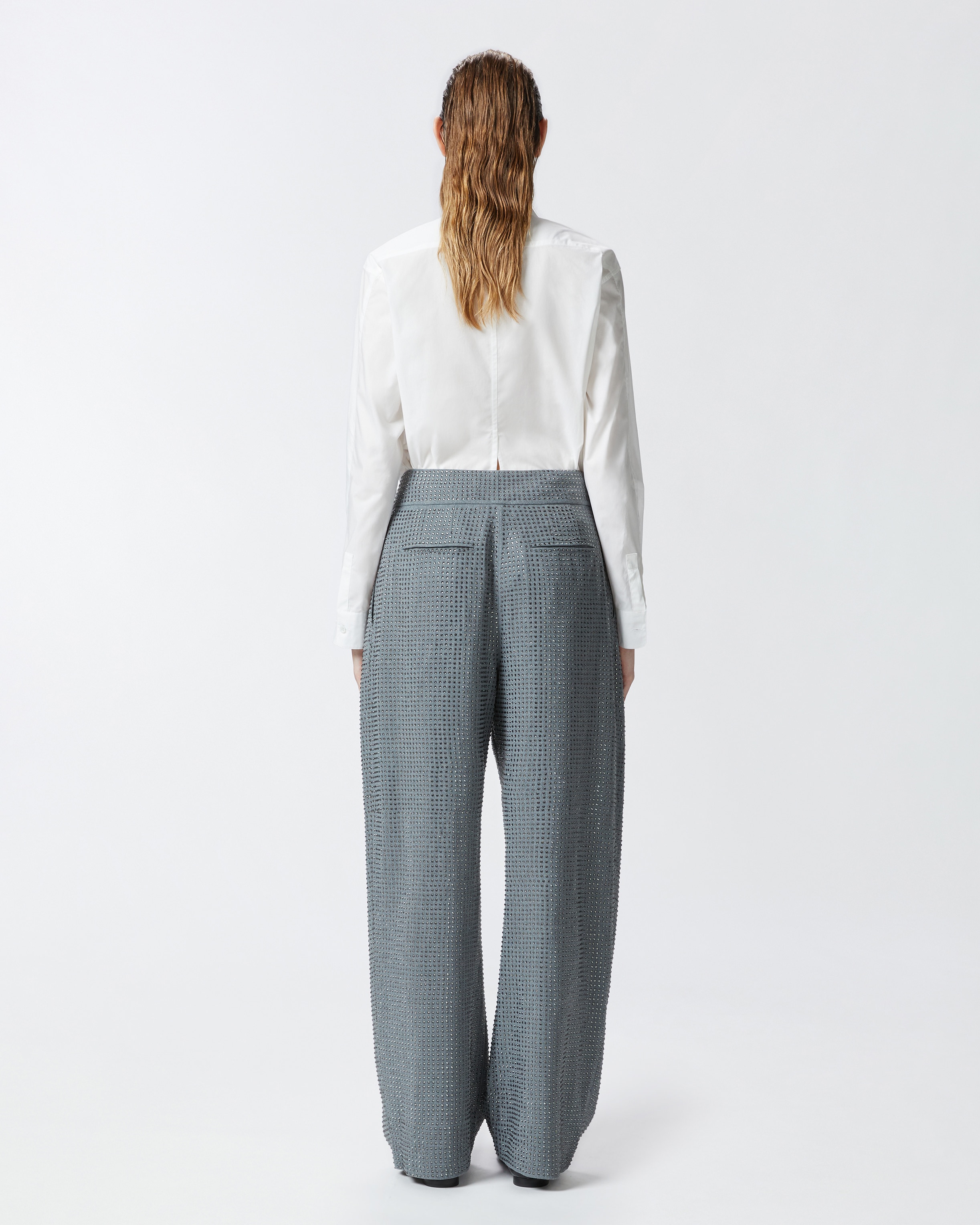 【PINKO 】Women Straight Pants PINKO Women Pants side Stripe Straight Leg Tuxedo Pants Sz 8