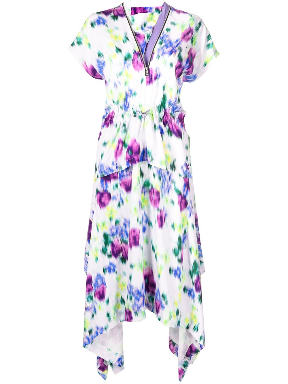 floral-print midi dress - 1