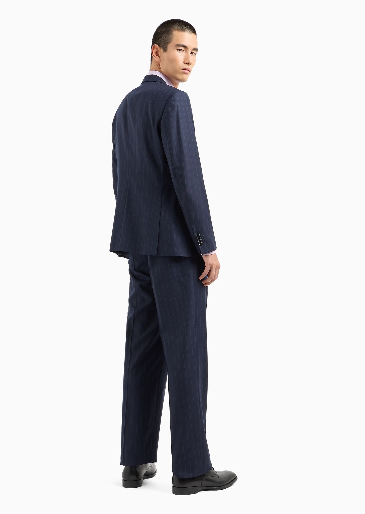 Single-breasted Soho line suit in pinstriped virgin wool - 3