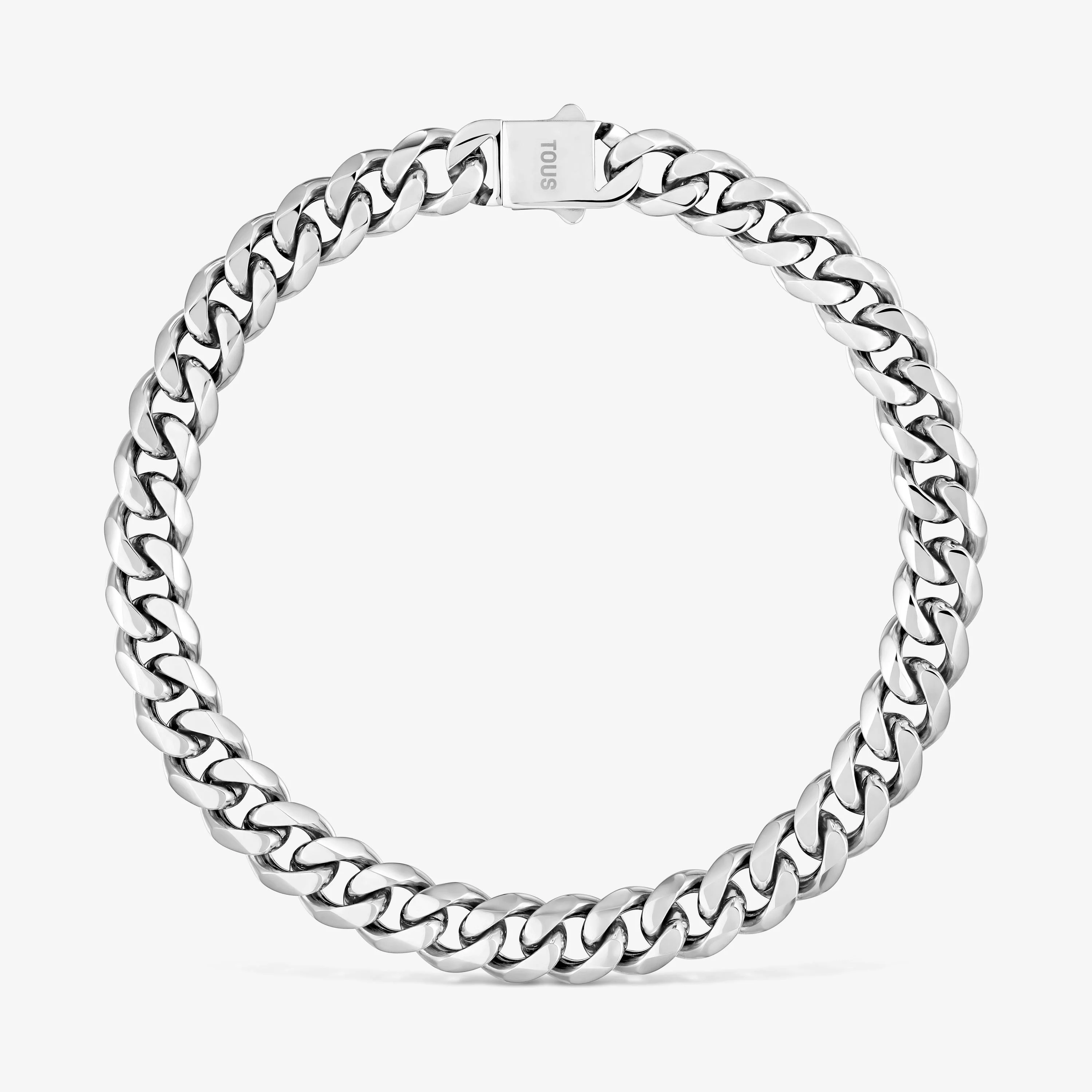 Steel curb chain Necklace TOUS Basics - 1