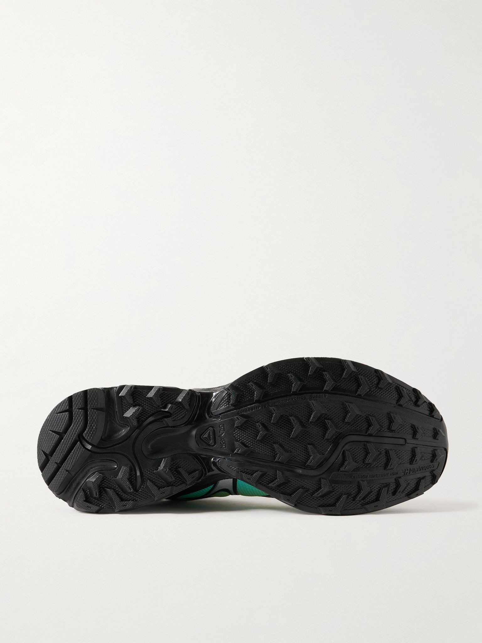 XT-WHISPER Rubber-Trimmed Mesh Sneakers Black - 3