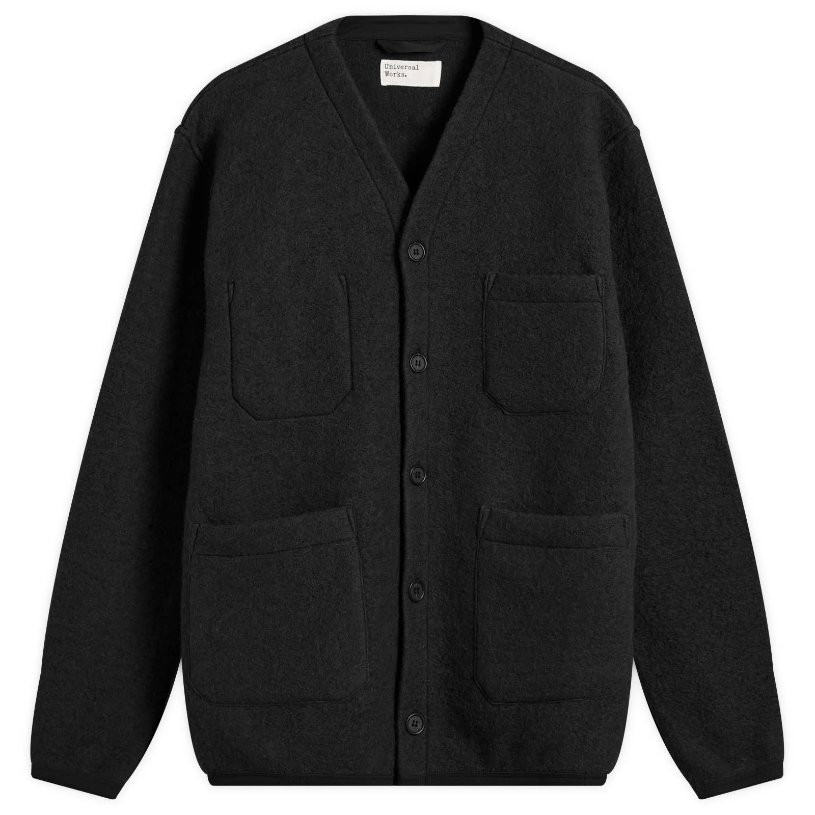 Universal Works Wool Fleece Cardigan - 1