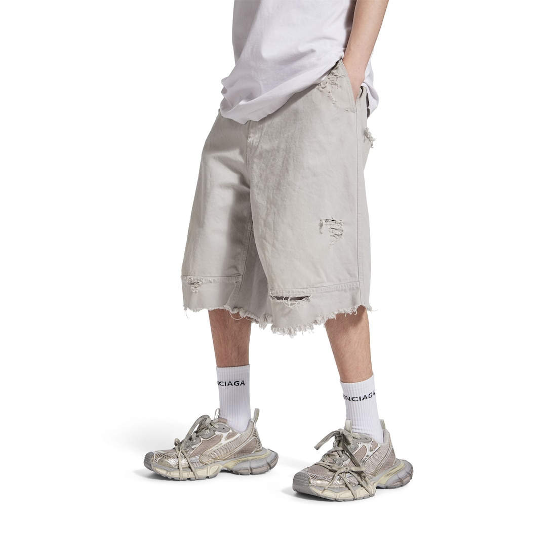 Men's 3xl Sneaker  in Off White - 9