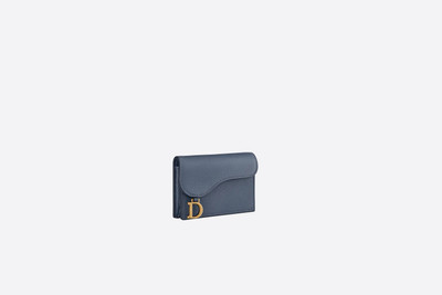 Dior Saddle Flap Card Holder outlook