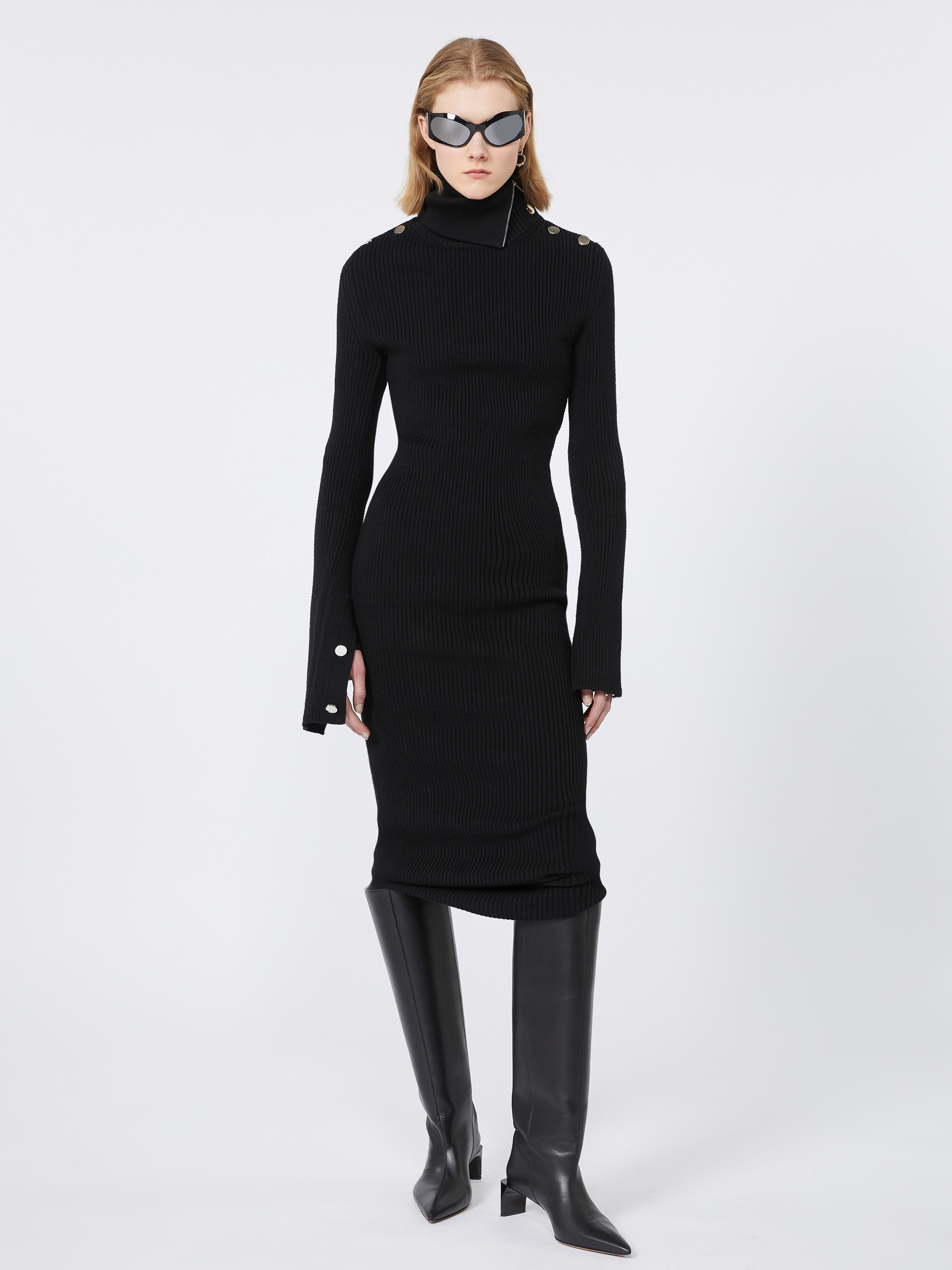 GARIBO Pure wool knit dress - 2