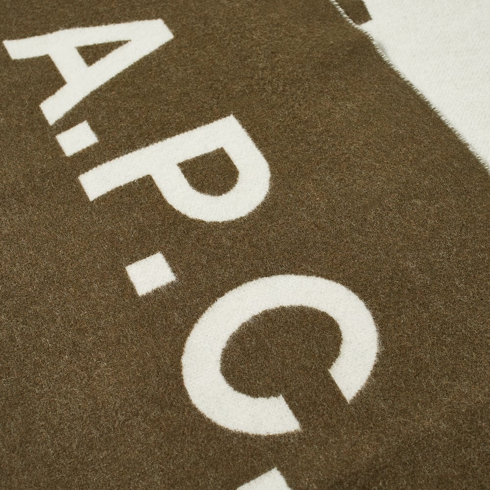 A.P.C. Rue Madame Logo Scarf - 3