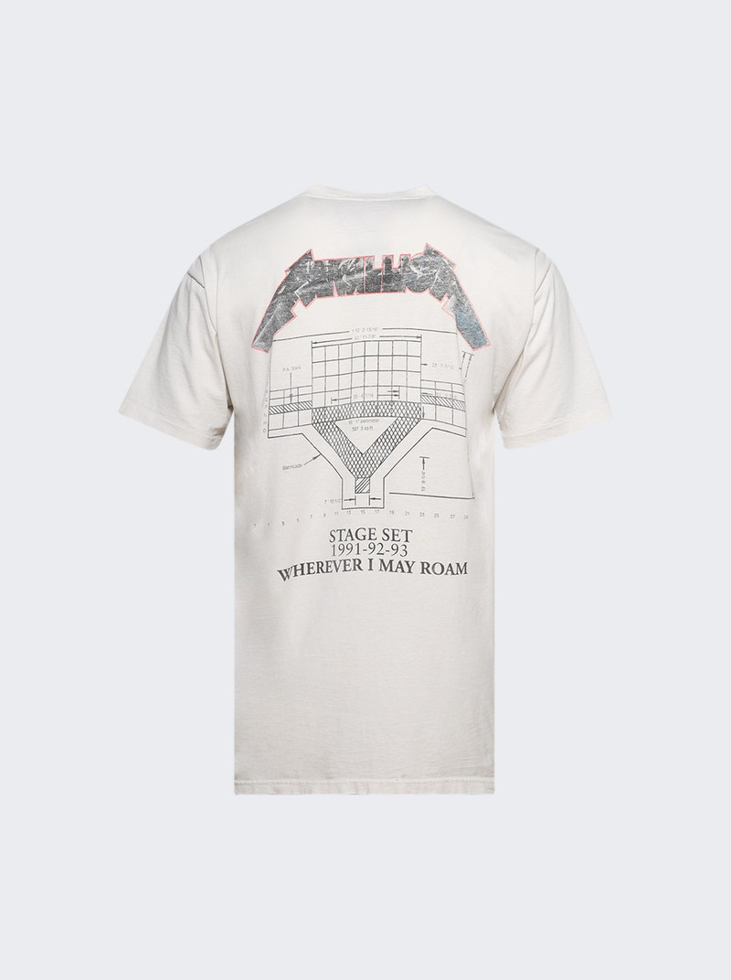EARTHLING VIP Metallica Vintage Tee White outlook