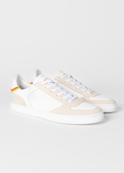 Paul Smith White Leather 'Destry' Trainers outlook
