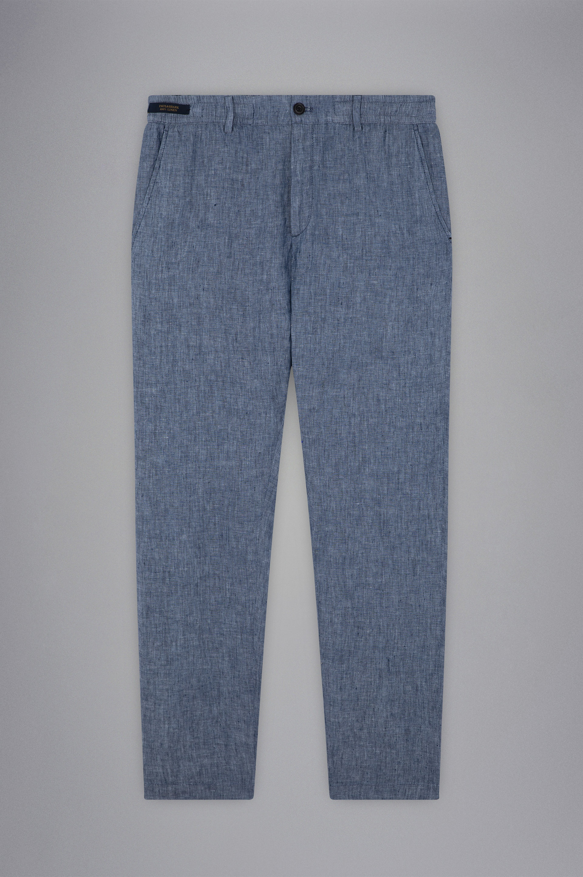 LINEN CHINO TROUSERS - 1