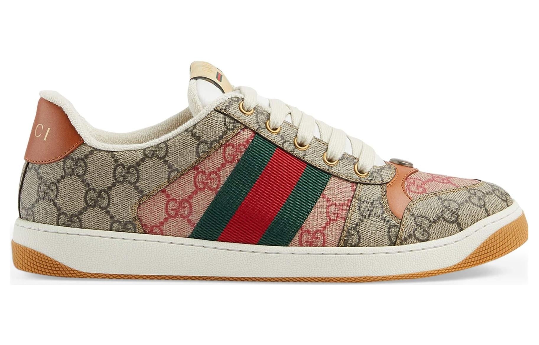 Gucci Screener Year Of The Rabbit Sneakers 'Brown Beige' 722605-FABFO-9791 - 2