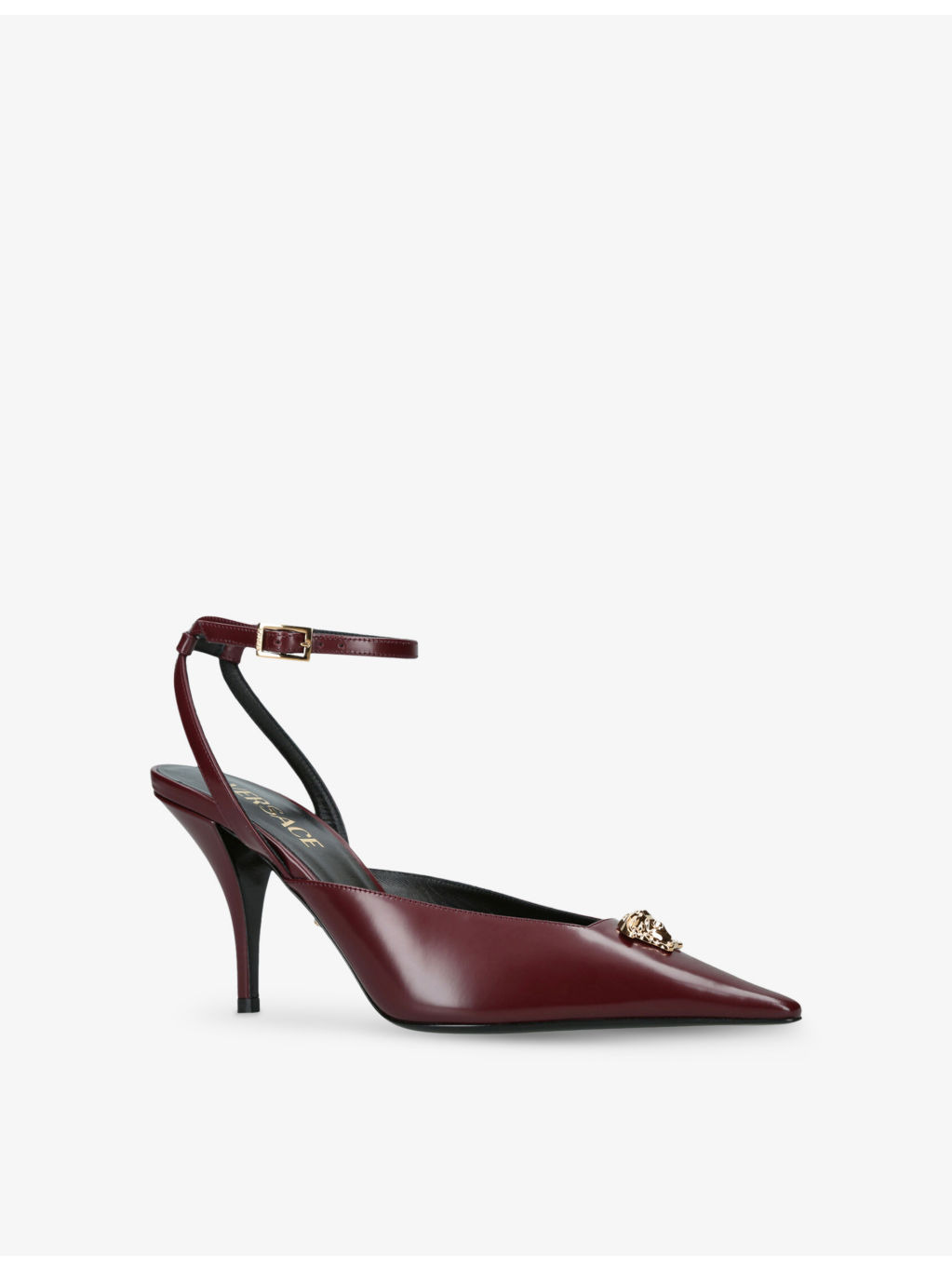La Medusa 85 Leather Slingback Pumps - 4