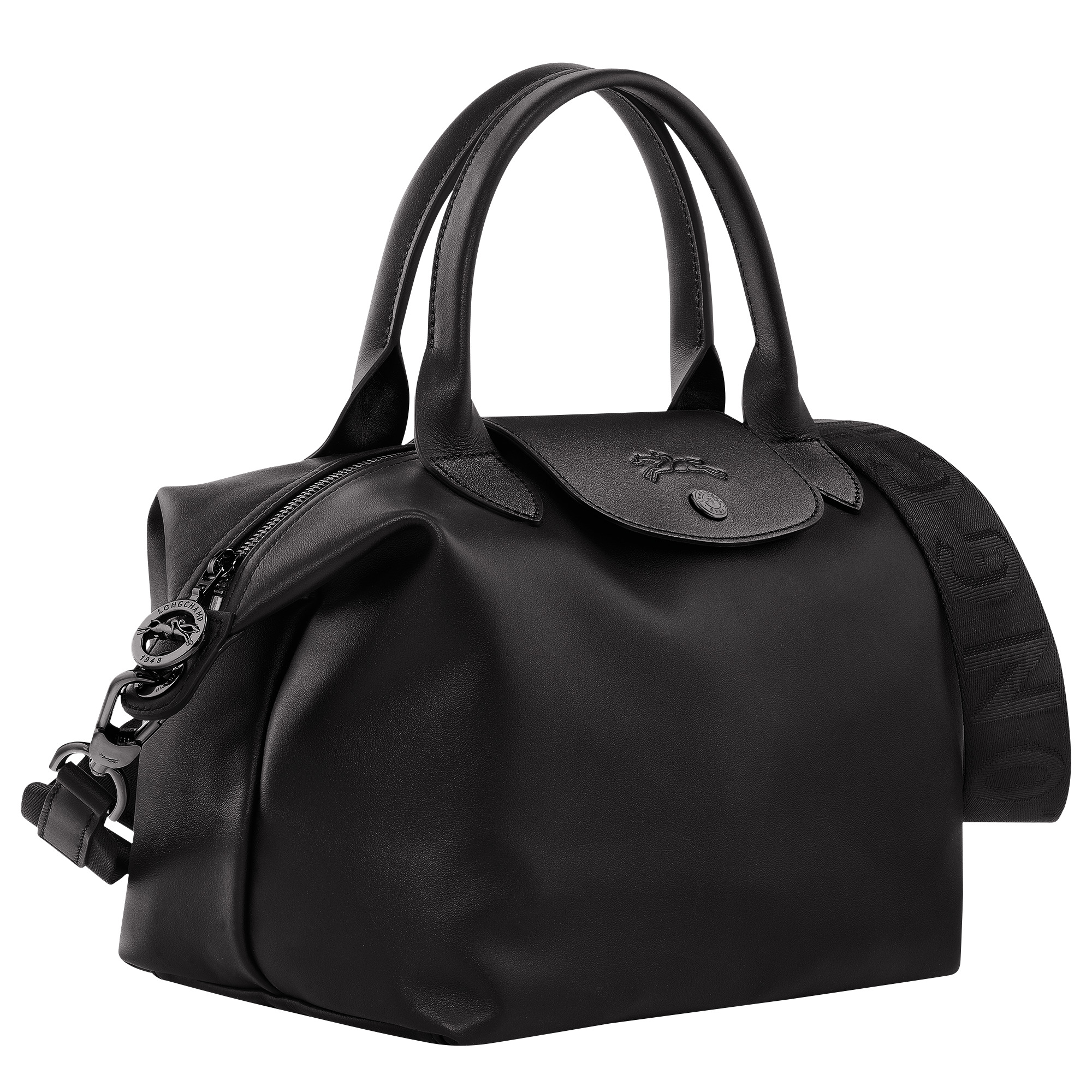 Le Pliage Xtra S Handbag Black - Leather - 3