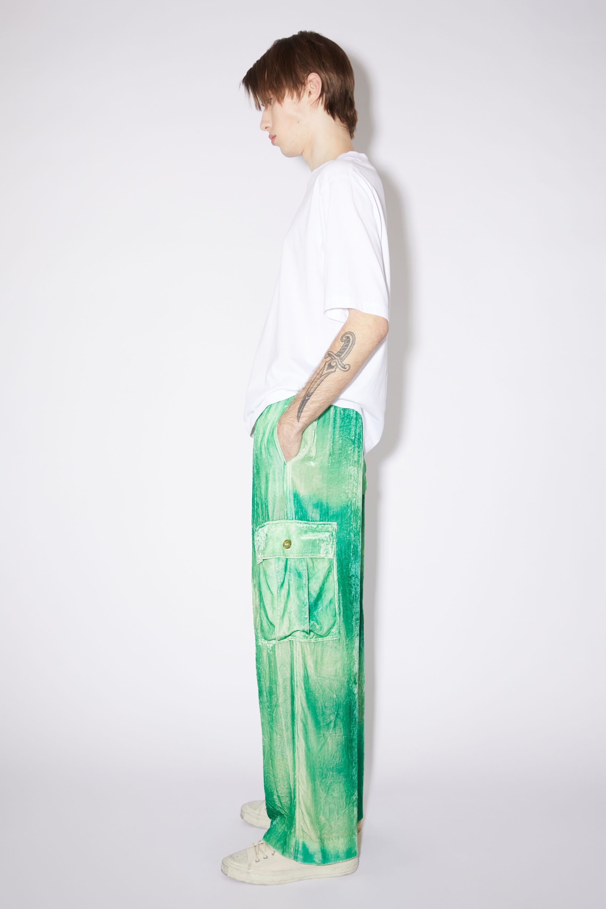 Cargo trousers - Jade green - 9