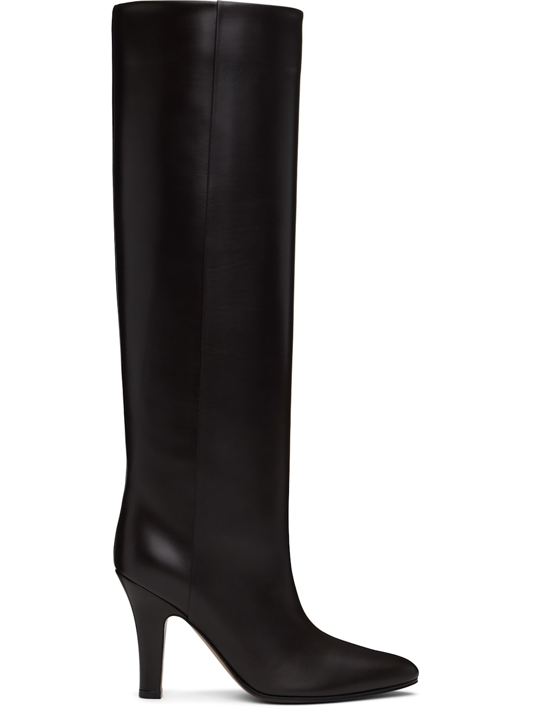 Brown Prudens Knee Boots - 1
