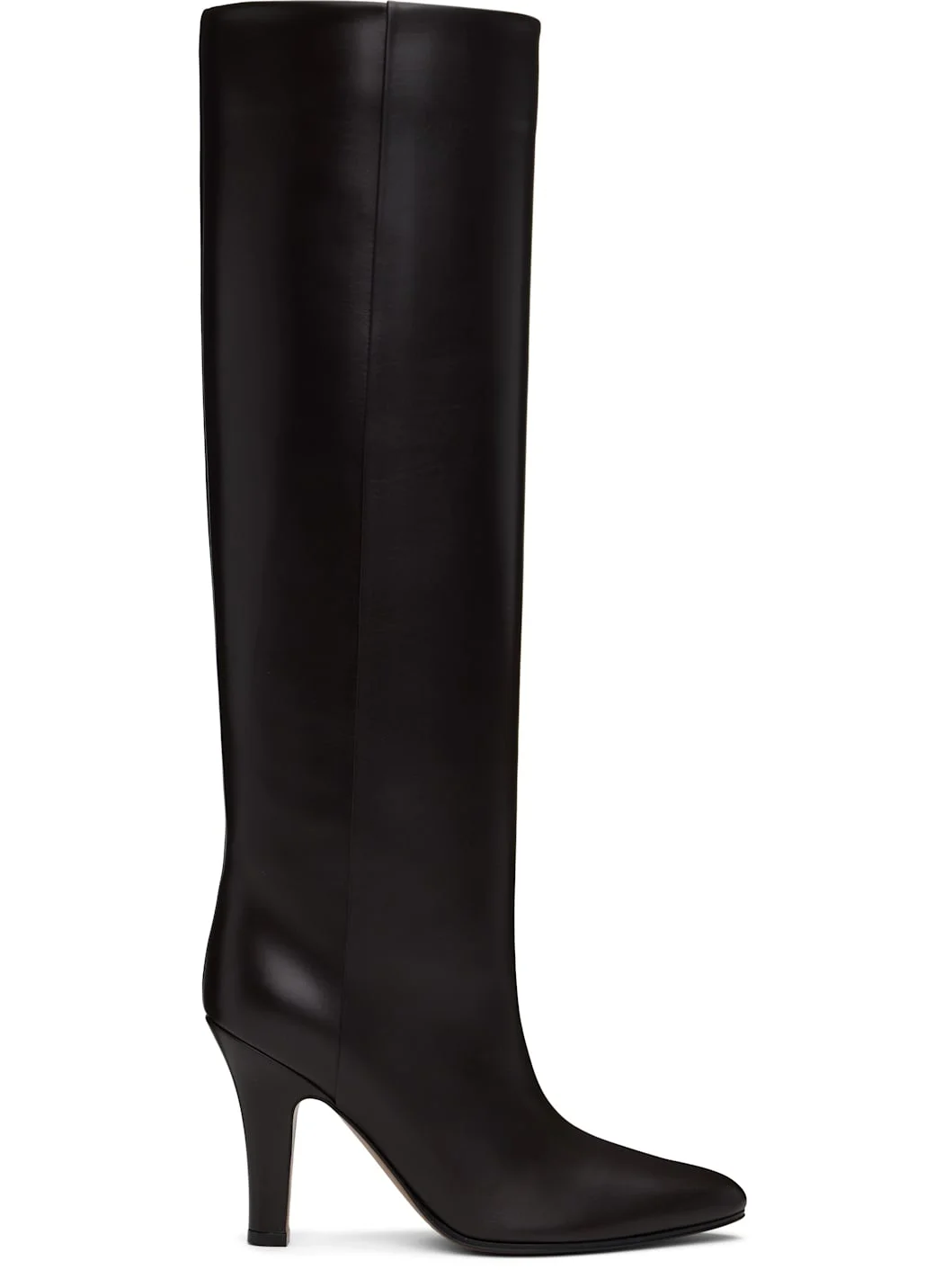 Brown Prudens Knee Boots - 1