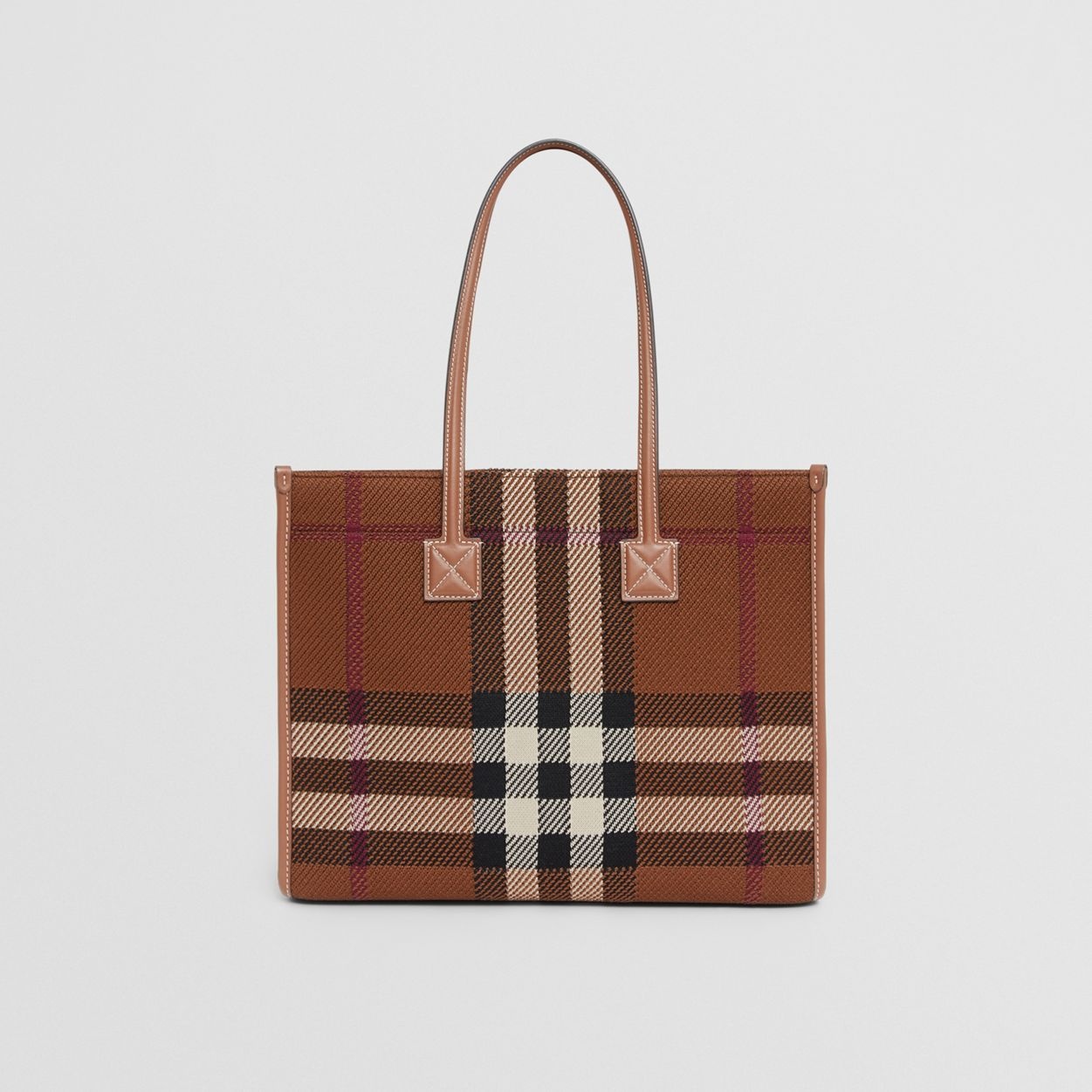 Small Knitted Check Freya Tote - 8
