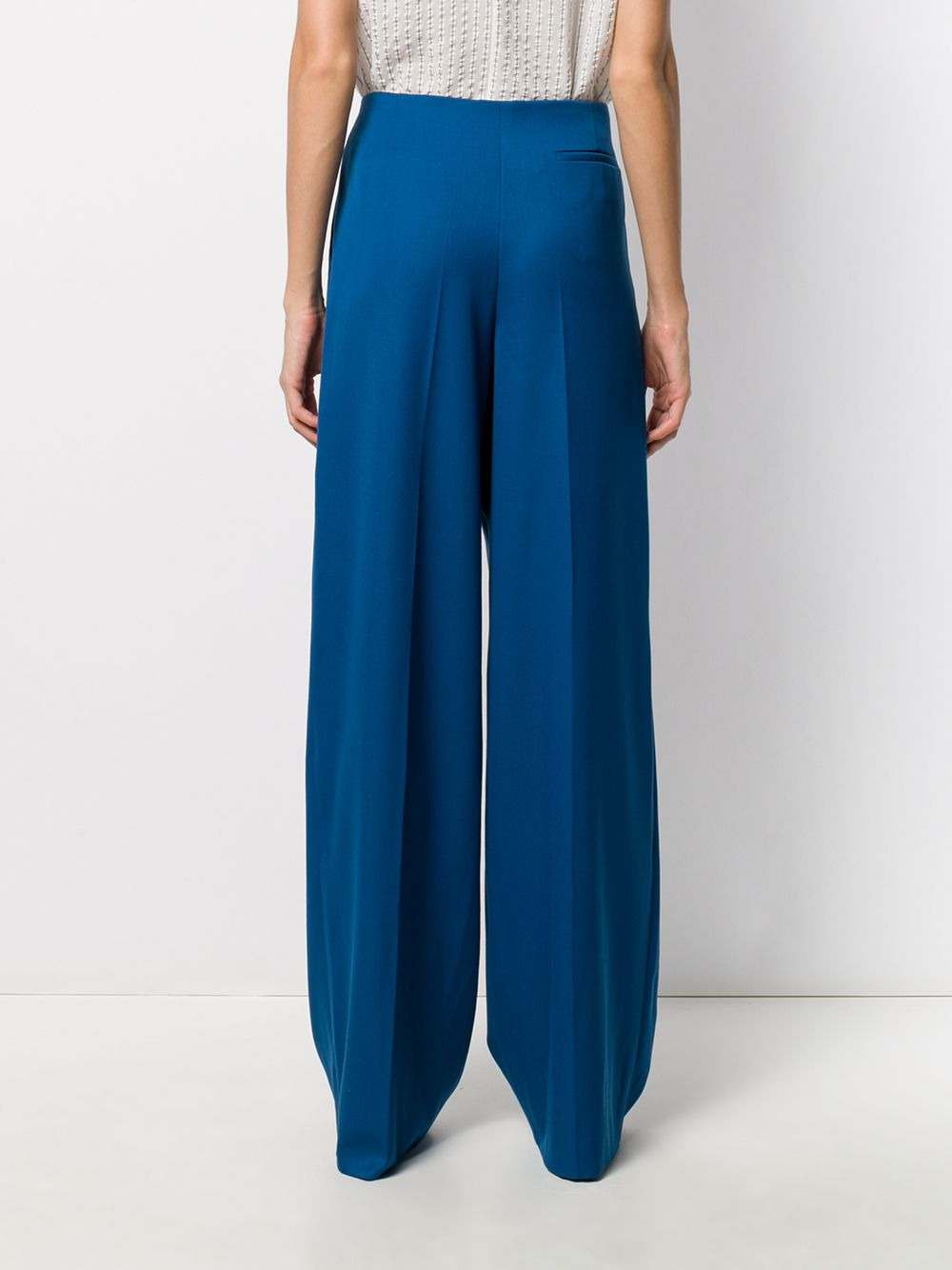 wide leg tailored trousers - 4