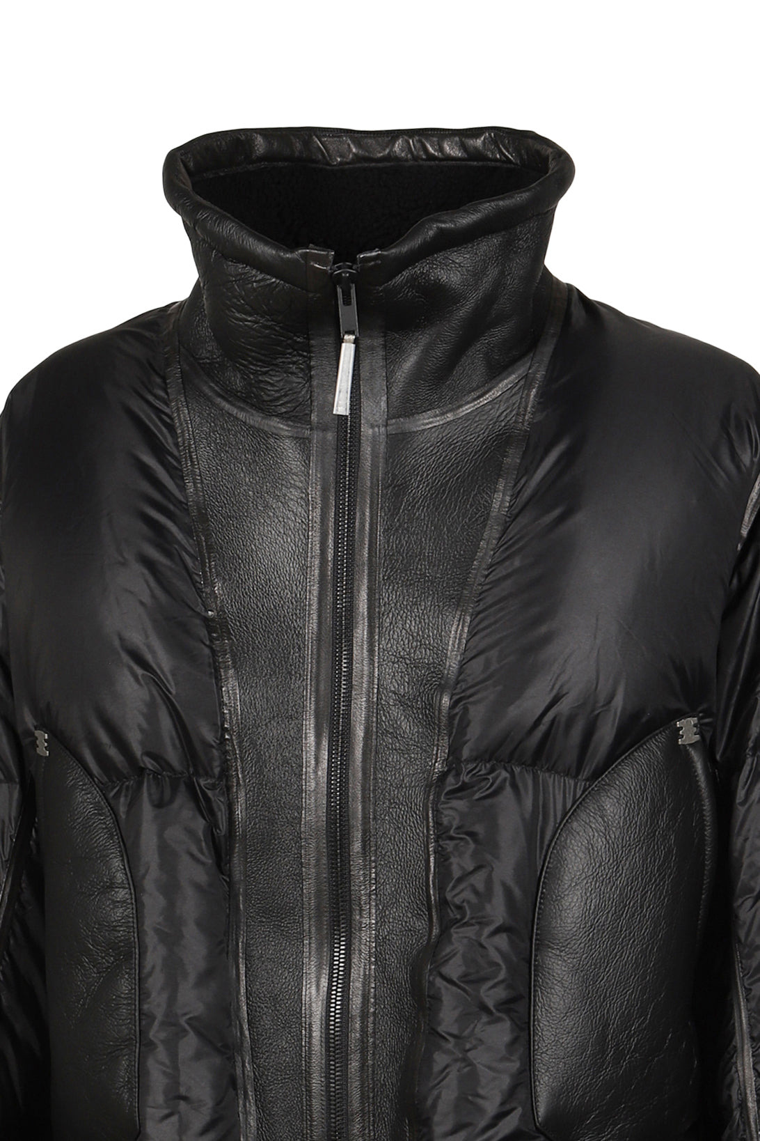 "REACTIVE"DOWN HIGH NECK BOMBERS / NOIR - 8