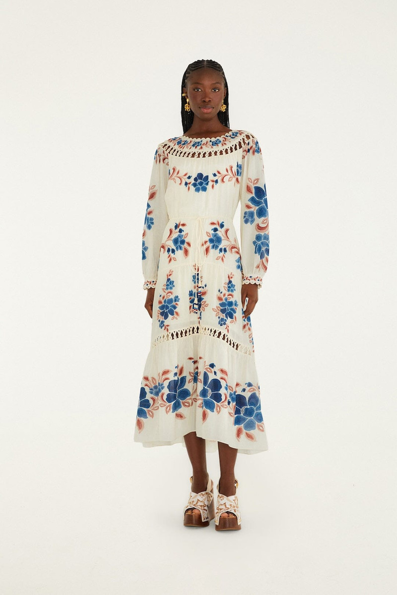 Sand Renata Floral Drawstring Cut-Out Maxi Dress 1