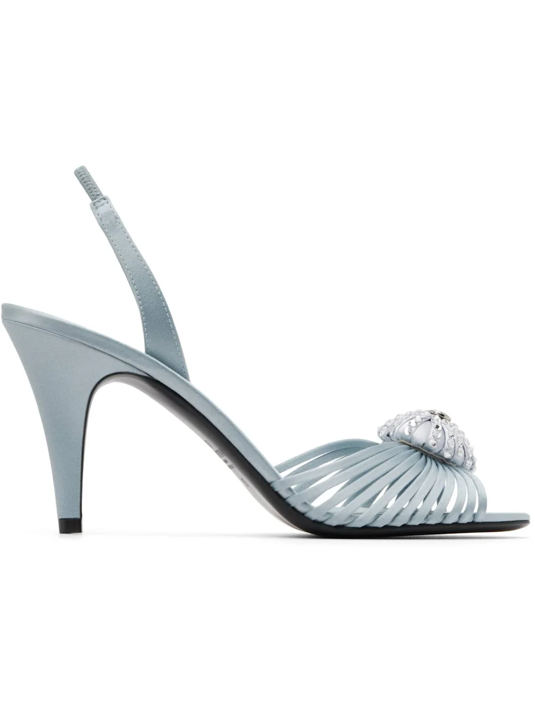 Blue Coeur Royal Heeled Sandals - 1